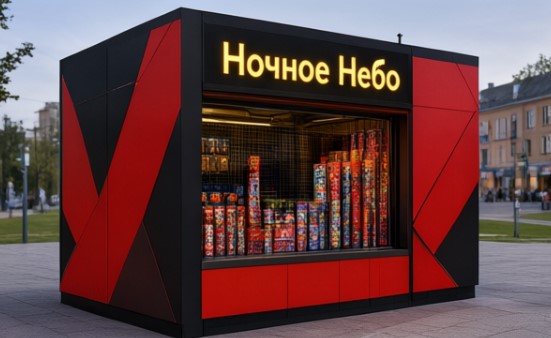 Продуктовый киоск 4x2.5 в Белгороде